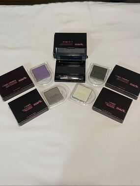 mark. Eyeshadow Singles - Lavender, Sage, Silver, Cream